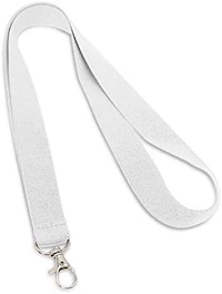 Picture of 20Mm Width Polyester White Lanyard X 100 Pcs