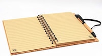 Picture of Bamboo Notebook With Pen