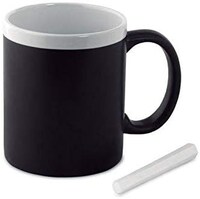 Picture of Chalkboard Design Coffee Mug, 325ml, Black & White