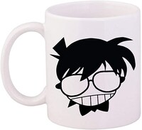 Picture of Detective Conan Design Coffee Mug, 325ml, Black & White