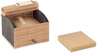 Picture of Bamboo Desk Pad Containing 500 Sheets Of Recycled Paper Note Sheets