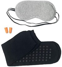 Picture of Travel Set Including Eye Mask, Socks, And Earplugs