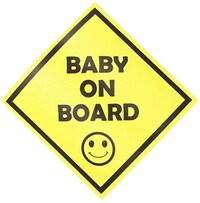 Picture of Pack Of 3 Pieces"Baby On Board" Temporary Car Vinyl Sticker