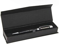 Picture of Black Metal Ball Pen With Good Name"Mohammed" Engraving