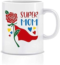 Picture of Super Mom Design Coffee Mug, 325 ml, Multi Colour