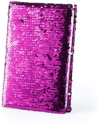 Picture of Interactive Sequin Notepad In Eye-Catching Metallic Color