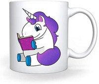 Picture of Unicorn Reading Design Coffee Mug, 325ml
