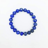 Picture of Fei Jewellery Lapis Lazuli Zircon Gemstone Bracelet 7.5MM