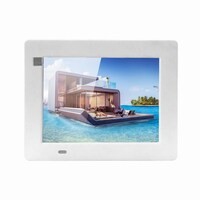 Picture of 7 Inch Digital Photo Frame Display Photo/Music/Video Player Calendar Alarm Auto On/Off Timer, Support USB Drives and SD Card, Remote Control