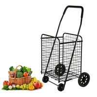 Picture of Sc-106 Household Portable Foldable Shopping Trolley On Wheels