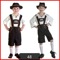 Picture of Boys German Cosplay Costume 3-Piece Suit For Ages 3-10 (3-4 Years)