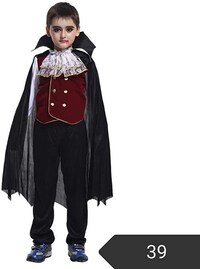 Picture of Boy'S Halloween Vampire Costumes Cosplay Suit Shirt Pants Cape Props
