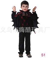 Picture of Halloween Kids Fancy Dress Costume,Bat Vampire Cosplay Show Costuem