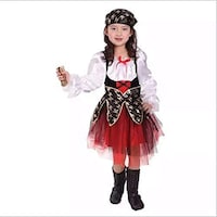 Picture of Pirate Costume For Girls Is Suitable For Ages 3-10 Cosplay