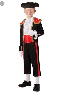 Picture of The Boys' Spanish Cosplay Costume 3-Piece Set Is Suitable For Ages 3-8