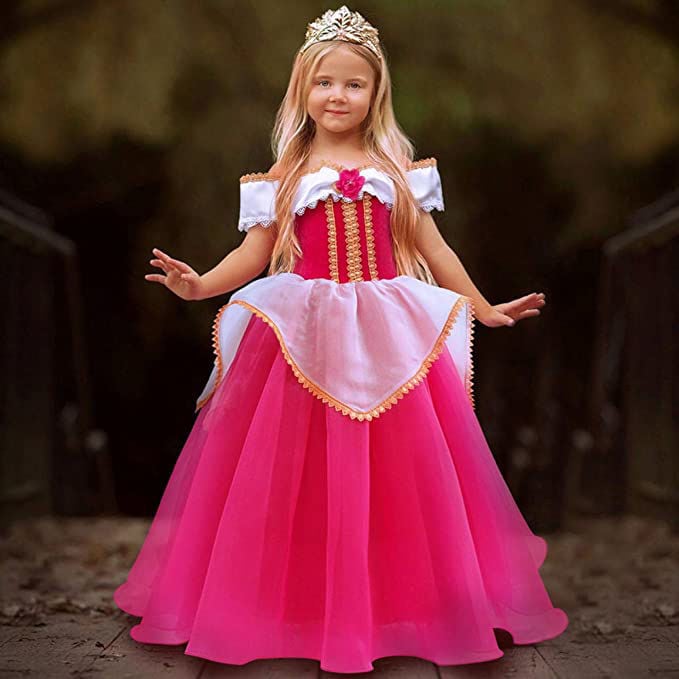 Shop Gaoshi The Pink Disney Sleeping Beauty Dress Costume Is For 3 To ...