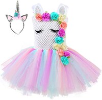 Picture of The Tutu Unicorn Princess Dress 2 Piece Set Is Suitable For Ages 1-10