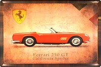 Picture of California Spider 250 Gt - Dubai Vintage Metal Plate Tin Sign
