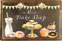 Picture of Bake Shop - Dubai Vintage Metal Plate Tin Sign