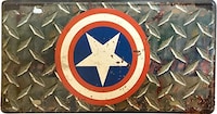 Picture of Captain America Dubai Metal Plate Vintage Tin Sign