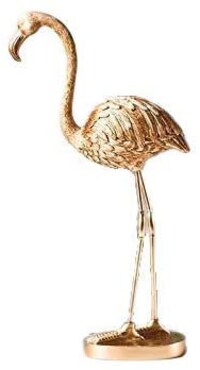 Picture of Dubayvintage Resin Golden Flamingo Home Decoration Accessories