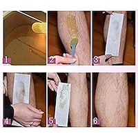 Picture of 100 Yards Disposable White Body Hair Removal Waxing Paper Roll