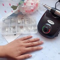 Picture of Viya 500Pcs False Nail Tips Fake Full Cover Artificial Acrylic Nails