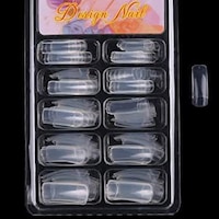 Picture of 100Pcs Fake Nails Manicure Korean French Nail Of Natural Clear Nail