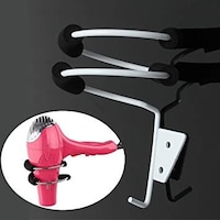 Picture of Generic Metal Spiral Blow Hair Dryer Stand Flat Hair Holder Wall Mount