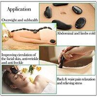 Picture of 20Pcs/Set Hot Stone Massage Set Heater Box Relieve Stress Back Pain