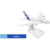 Picture of 16Cm Airbus A380 Alloy Metal Model Decorations Plane Toys Gift.