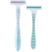 Picture of 2 Pcs Women 3 Layer Safety Razor Manual Shaver Trimmer