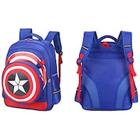 Picture of Captain America School Backpack, Blue