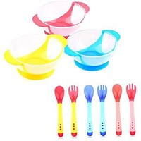 Picture of Baby Slip-Resistant Tableware Set Infants Feeding Bowl With Sucker