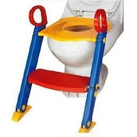 Picture of Bambino Foldable Kids Toilet Seat (Blue And Red)