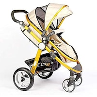 Picture of Seebaby First Class Golden Aluminum Frame And Inflatable Wheels Stroll