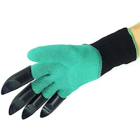Picture of Garden Gloves With Fingertips Claws, Safe Gardening Tool