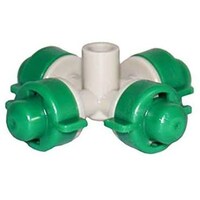Picture of Irrigation Cross Atomizing Nozzle 1/2 Drippers Sprinkler, 10 Pieces