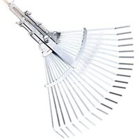 Picture of Stainless Steel Adjustable Garden Leaves Rake