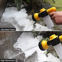 Picture of Foam Sprayer Garden Water Hose Foam Nozzle Soap Dispenser Gun, Yellow