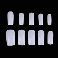 Picture of Yimart 500Pcs White Full Cover Acrylic Style Artificial False Nails