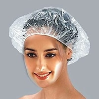 Picture of 100 Pcs 1.6Um Thicken Disposable Or Reusable Clear Bath Hats