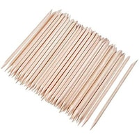 Picture of 100Pcs Nail Art Wood Sticks Cuticle Pusher Remover