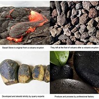 Picture of Massage Hot Stone Natural Lava Heated Stones Basalt Warmer Rock For