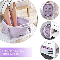 Picture of Aiwanto Foot Soaking Tub With Massage Rolling Balls Portable