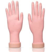 Picture of Aoraem Nail Trainning Practice Hand Flexible Soft Plastic Mannequin