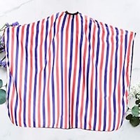 Picture of Minkissy Hair Cutting Cape Barber Hairdressing Cape Red Stripes Salon