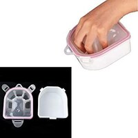 Picture of Yiwa Double Layer Hand Nail Art Spa Hand Bowl Manicure Remover