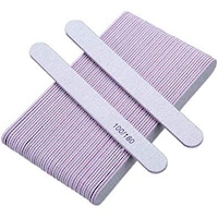 Picture of 100Pcs Nail Files 100/180 Grit Double Sided Emery Board Manicure