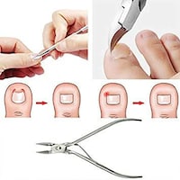 Picture of 2Pcs/Set Ingrown Toe Nail Correction Nippers Clipper Cutters Dead Skin